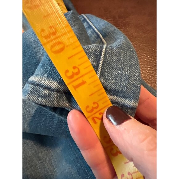 Good American Good Flare 2/26 Distressed Jeans - Picture 7 of 8